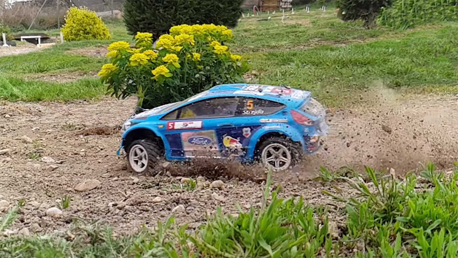 RC rally cars used in RampRC CIC structured vehicle build and track racing programme